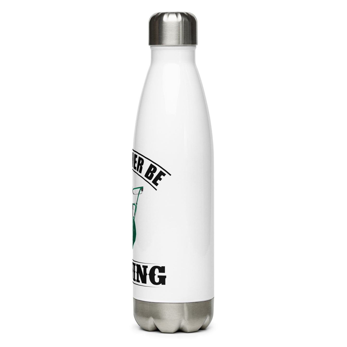 ALLETT I'd Rather Be Mowing Stainless Steel Water Bottle