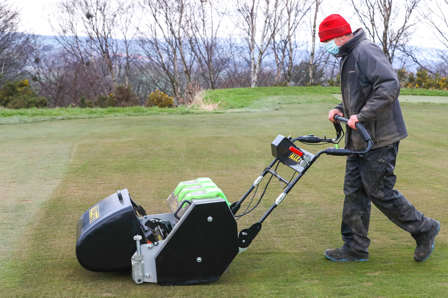 Allett C27E Evolution Cylinder Mower (Power-unit with Grassbox)