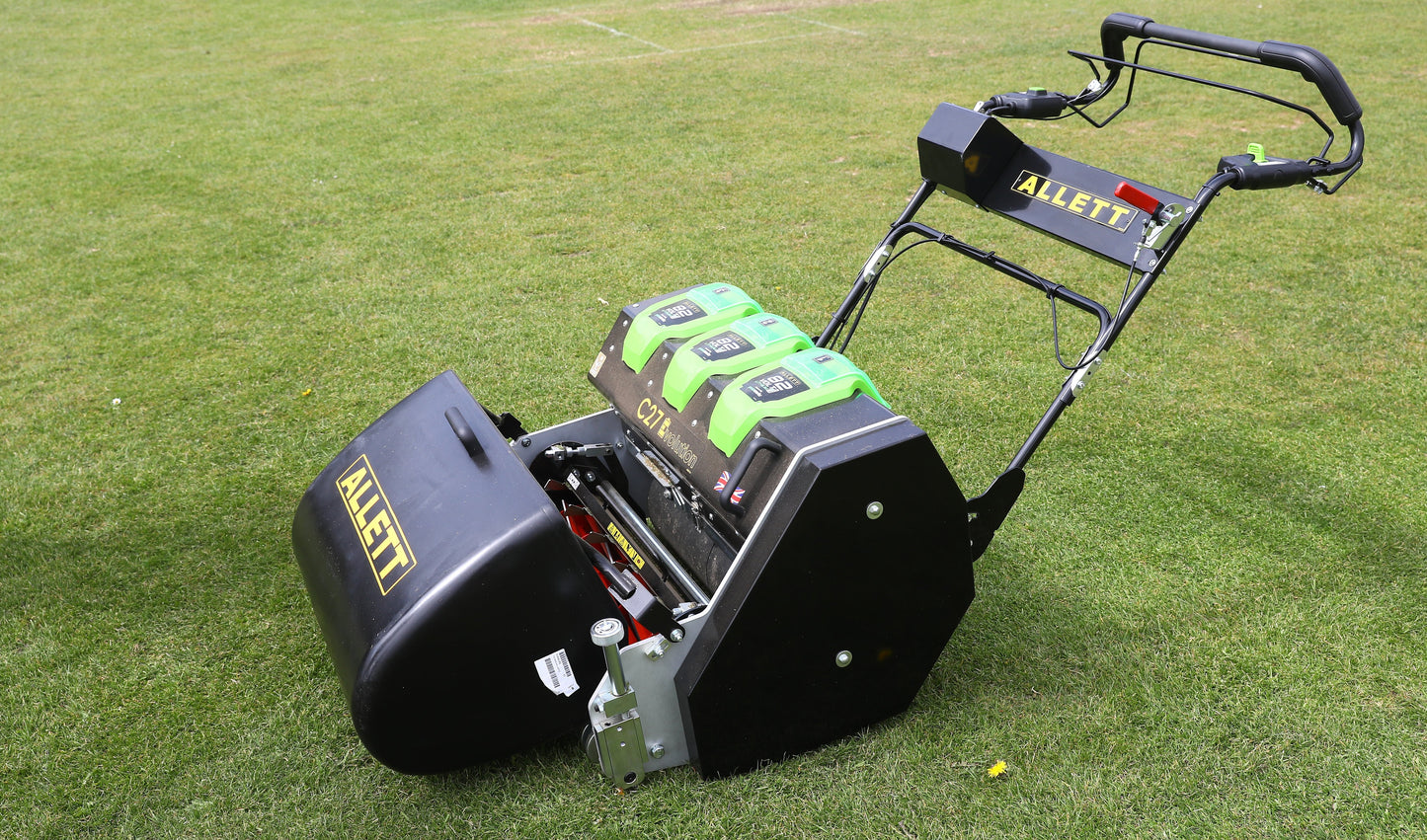 Allett C27E Evolution Cylinder Mower (Power-unit with Grassbox)