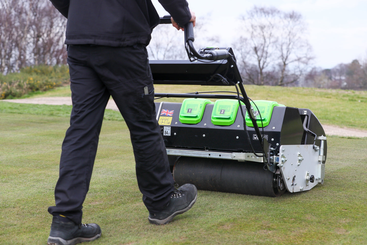 Allett C27E Evolution Cylinder Mower (Power-unit with Grassbox)