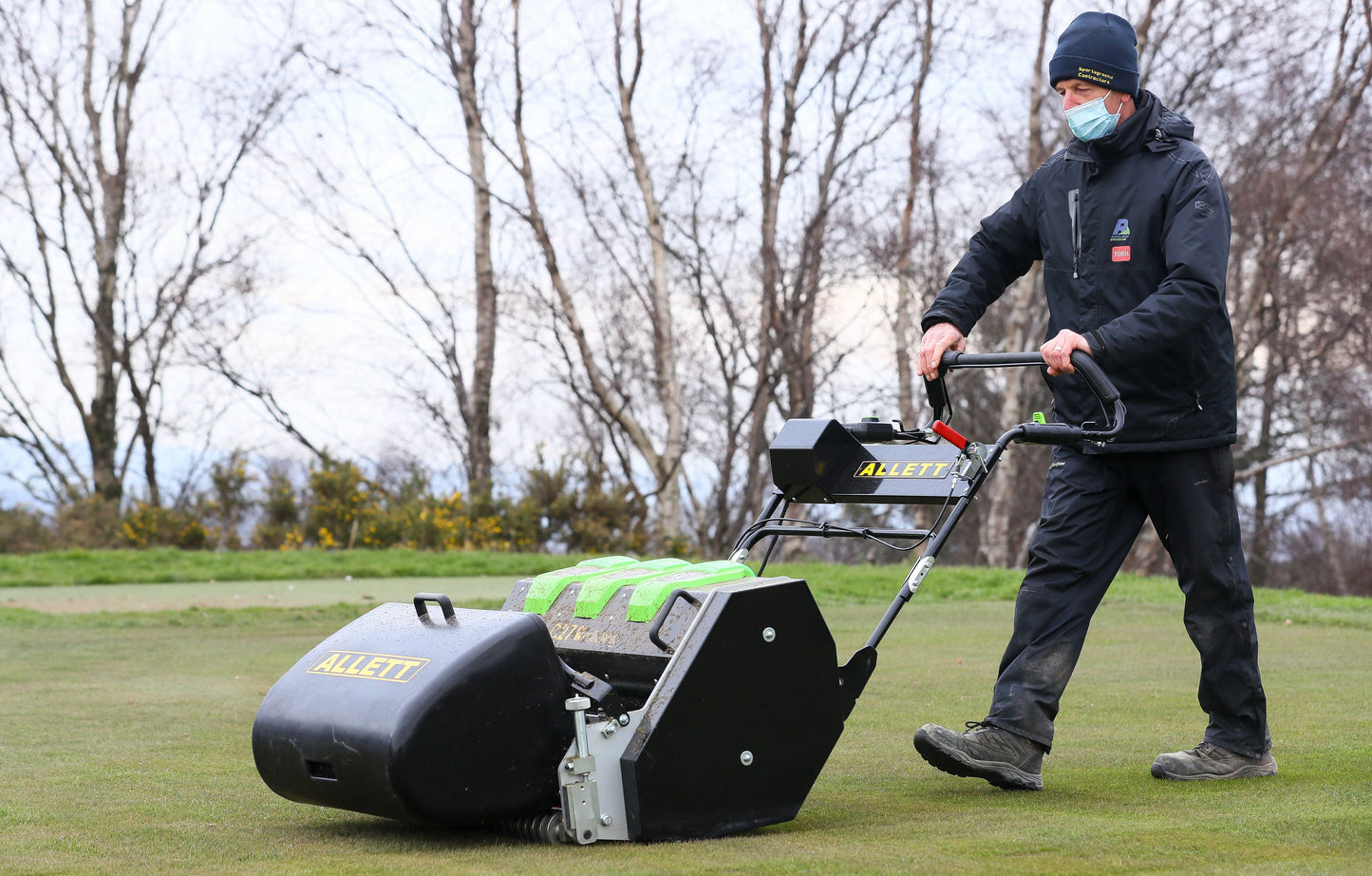 Allett C27E Evolution Cylinder Mower (Power-unit with Grassbox)