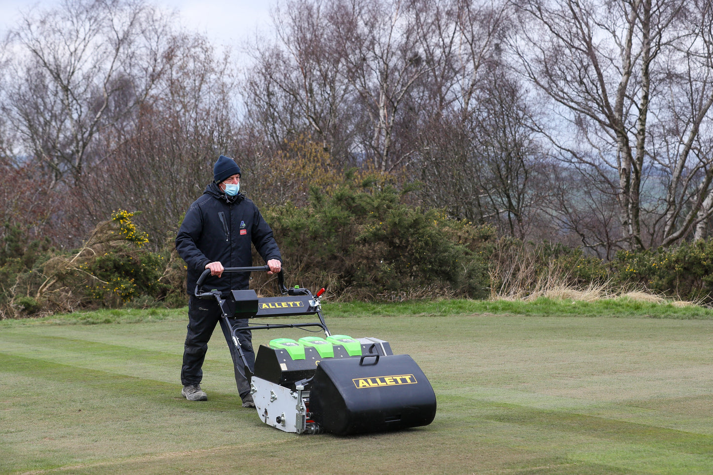 Allett C27E Evolution Cylinder Mower (Power-unit with Grassbox)