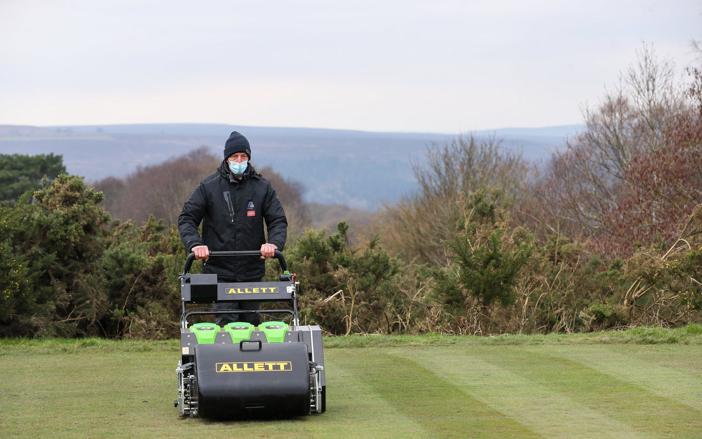 Allett C27E Evolution Cylinder Mower (Power-unit with Grassbox)