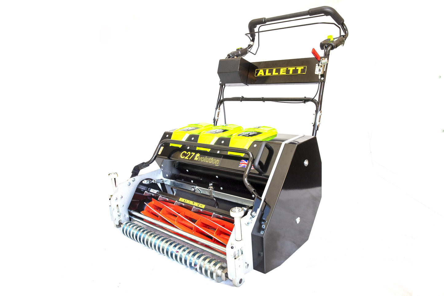 Allett C27E Evolution Cylinder Mower (Power-unit with Grassbox)