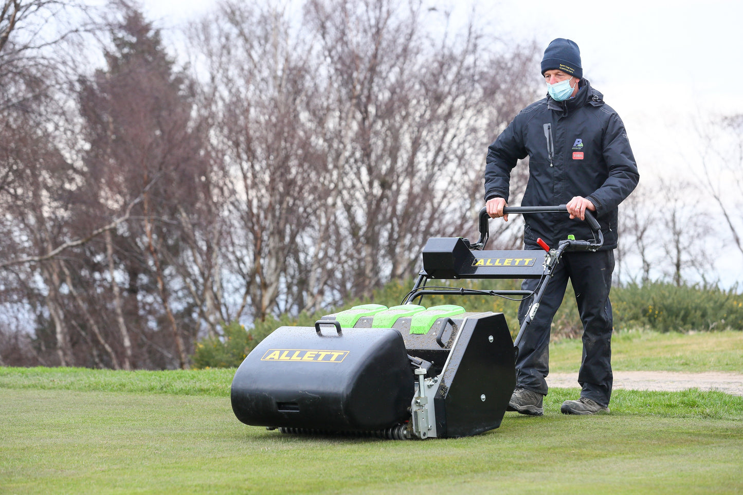 Allett C27E Evolution Cylinder Mower (Power-unit with Grassbox)