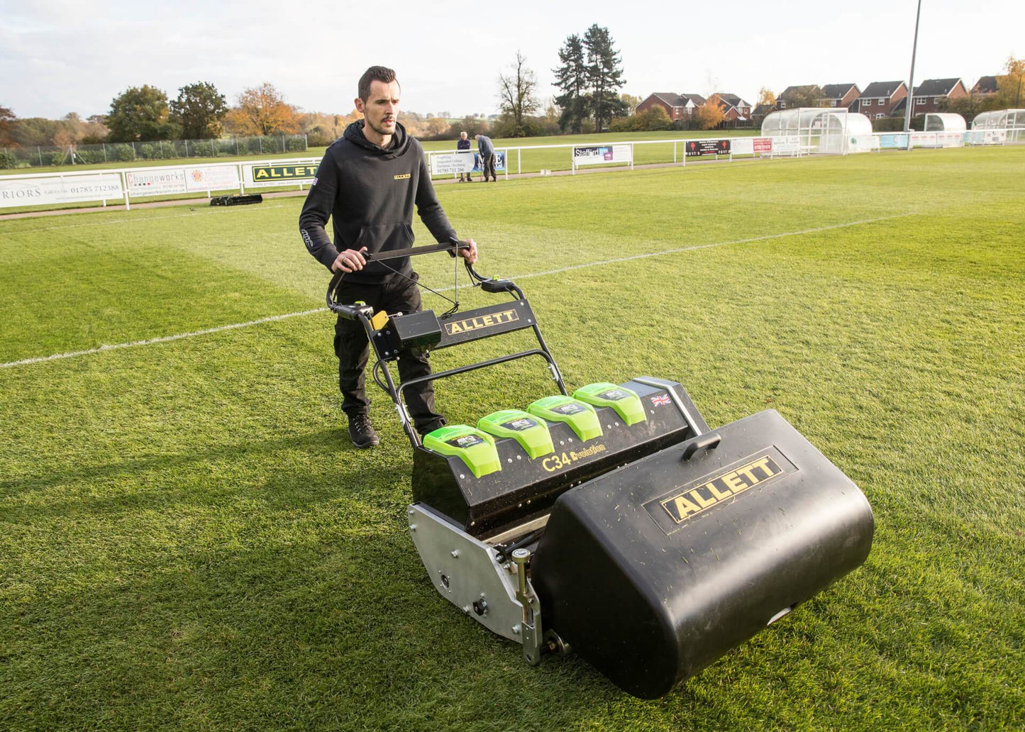 Allett C34 Evolution Cylinder Mower (Power-unit with Grassbox)
