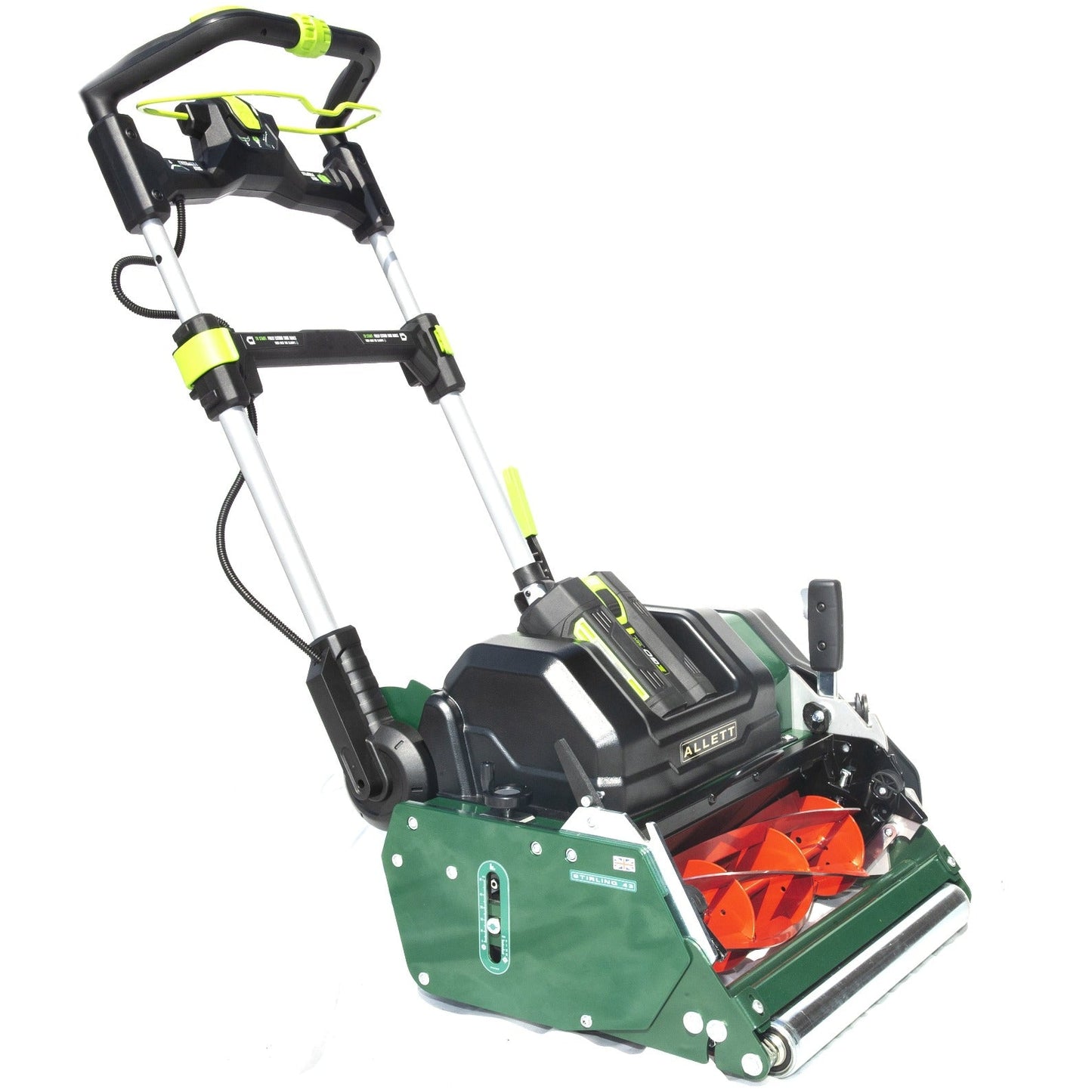 Allett Stirling 43 (17'') Battery Cylinder Mower - Mower Only