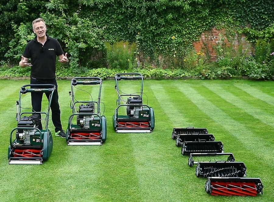 Creating a beautiful lawn with the Allett Kensington 14B, 17B+20B Cylinder Lawn Mower