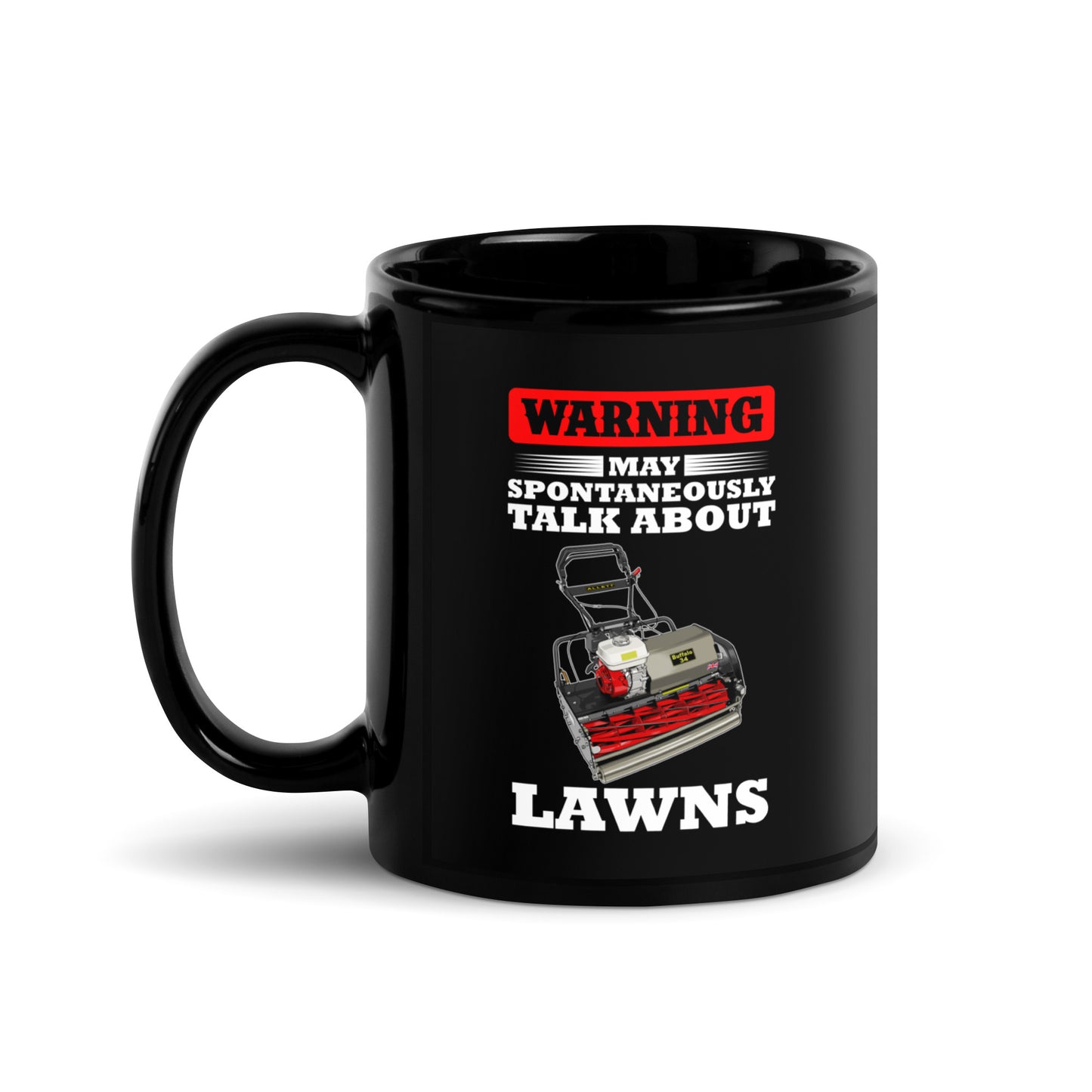 ALLETT Warning May Spontaneously Talk About Lawns Mug