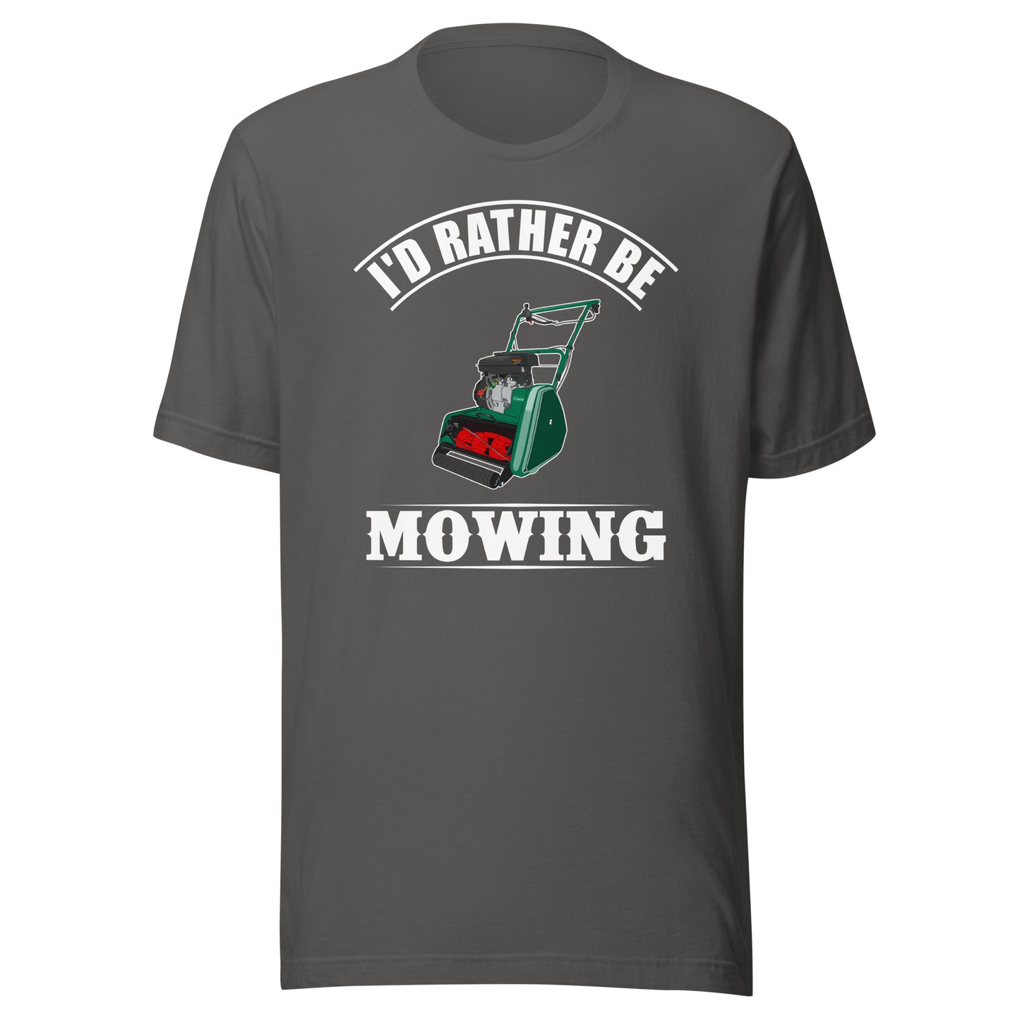 ALLETT I'd Rather Be Mowing T-shirt