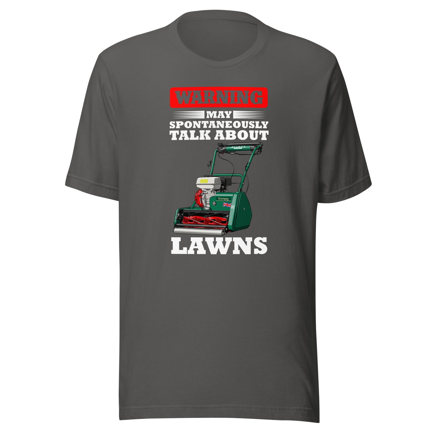 ALLETT Warning May Spontaneously Talk About Lawns T-Shirt