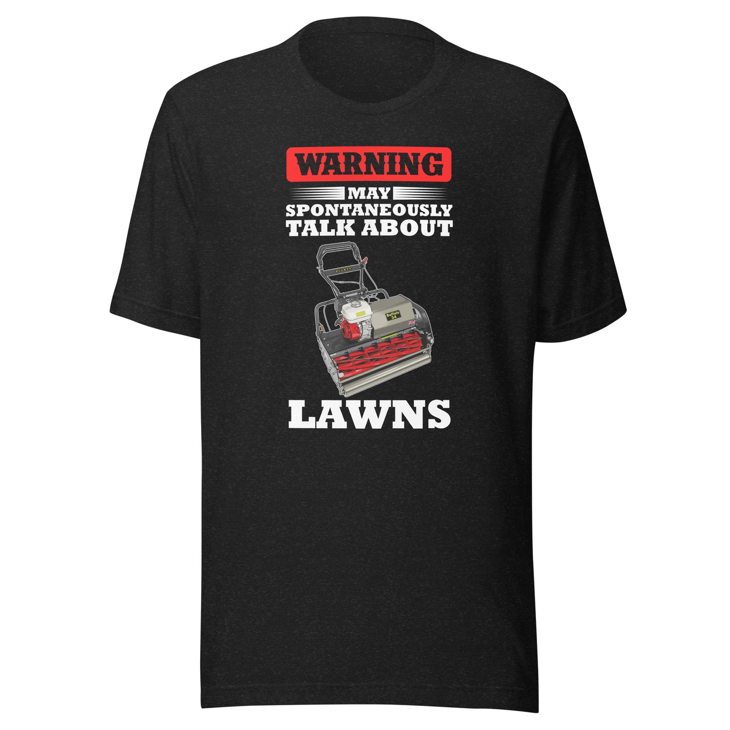 ALLETT Warning May Spontaneously Talk About Lawns Pro T-Shirt