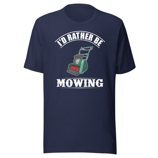 ALLETT I'd Rather Be Mowing T-shirt