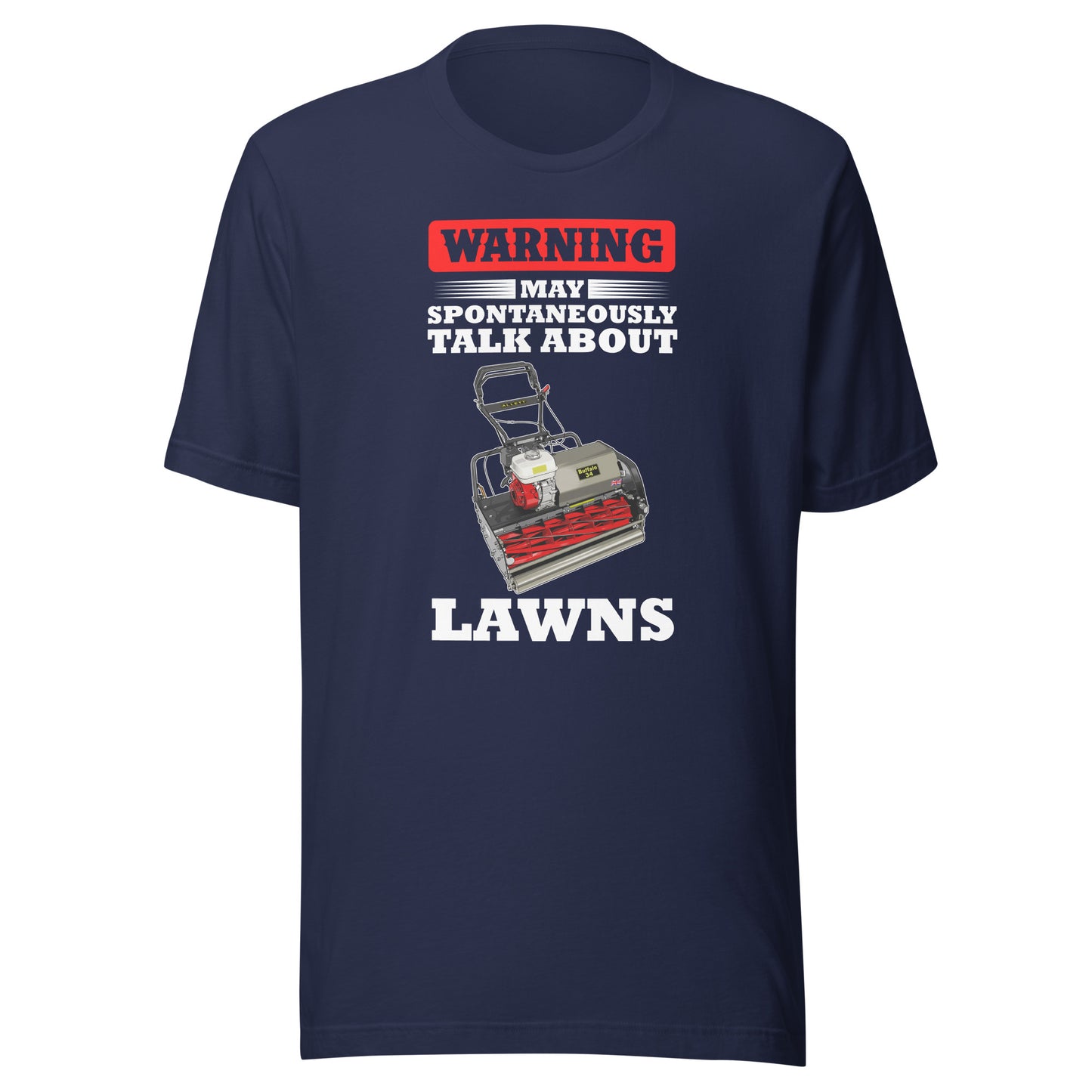 ALLETT Warning May Spontaneously Talk About Lawns Pro T-Shirt