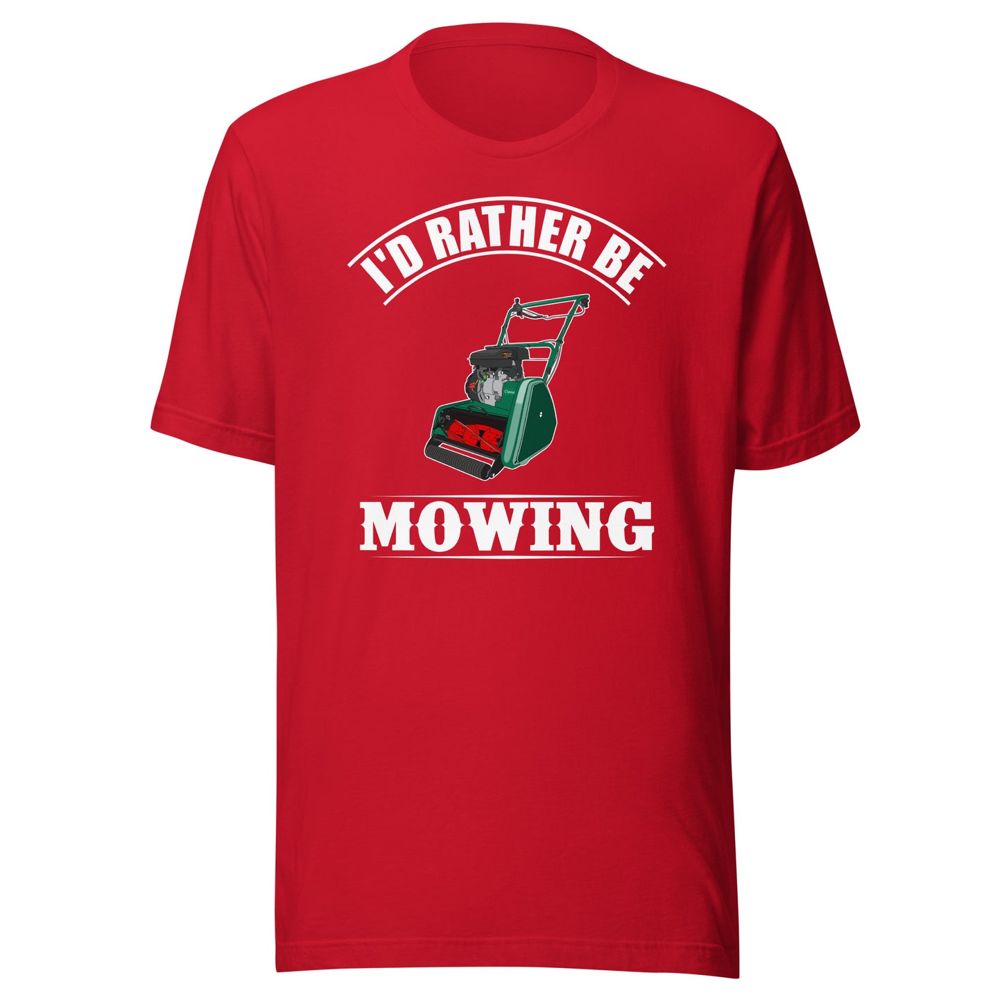 ALLETT I'd Rather Be Mowing T-shirt