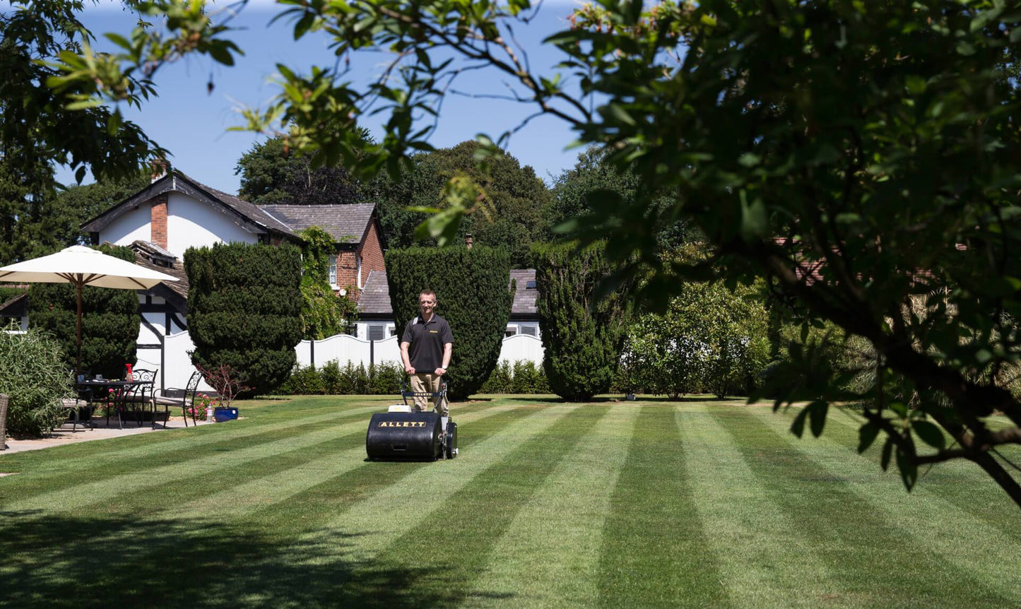 Allett C24 Cylinder Mower (Power-unit with Grassbox)