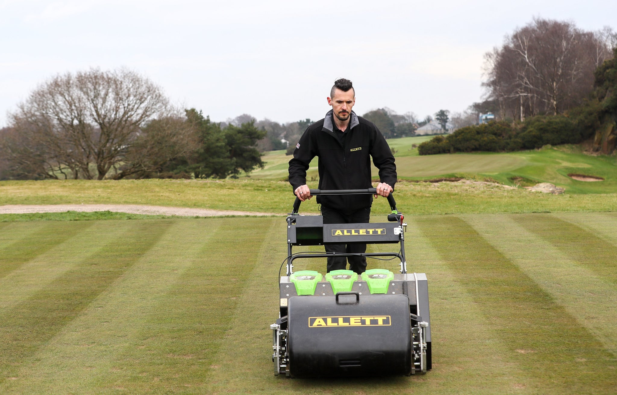 Allett Rover Allett C27E Evolution Cylinder Mower (Power-unit with Grassbox ...