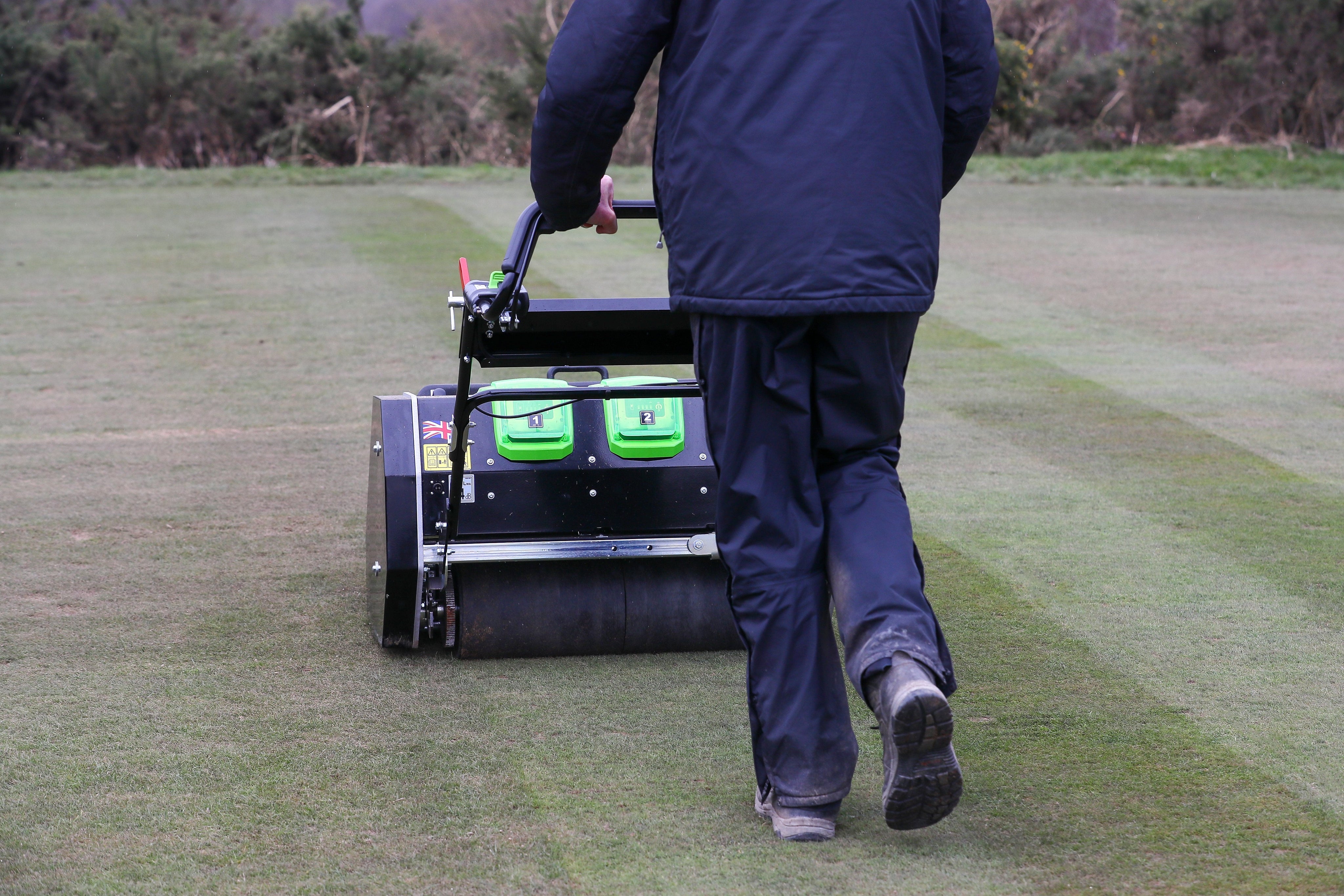 Allett C27E Evolution Cylinder Mower (Power-unit with Grassbox ...