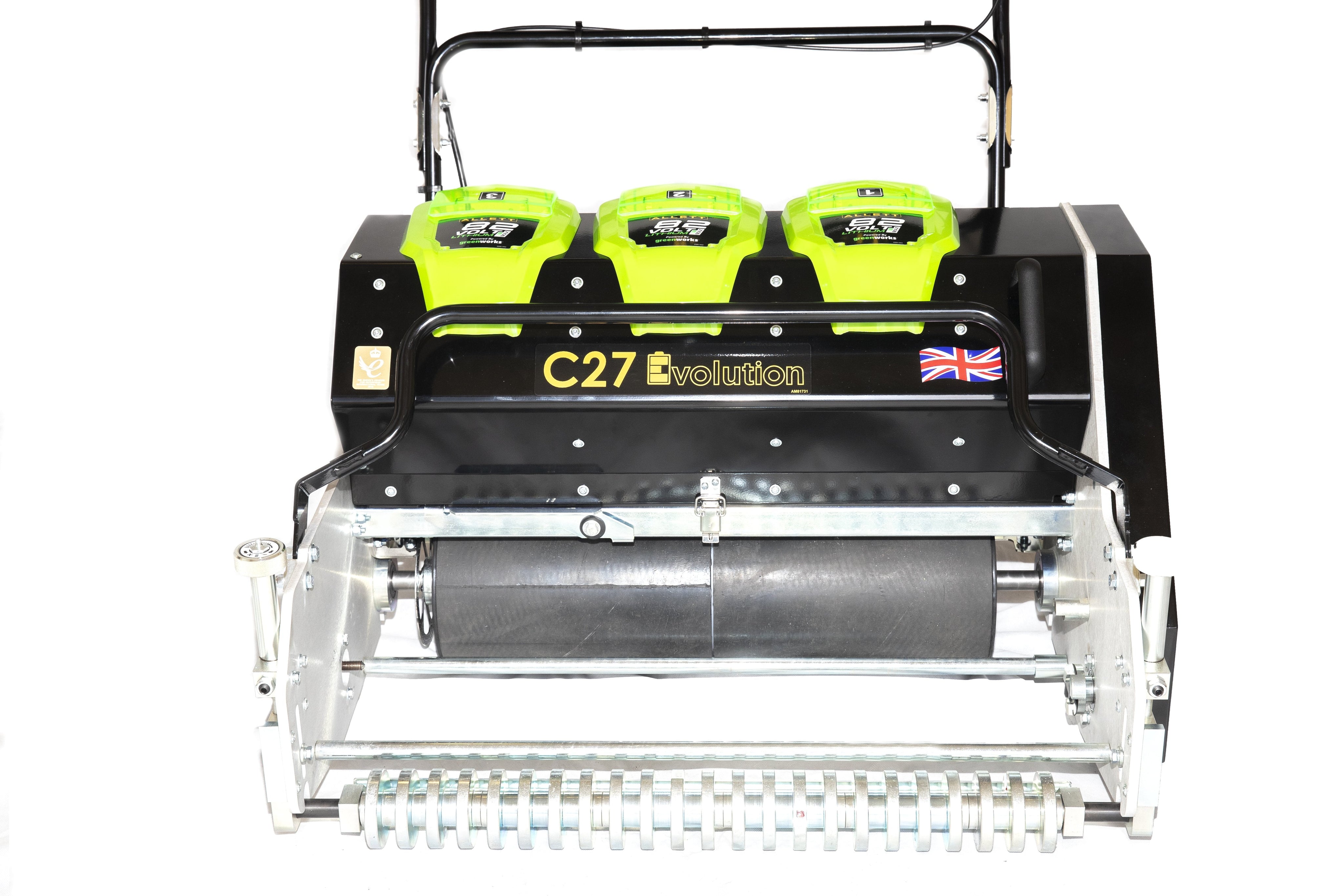 Allett C27E Evolution Cylinder Mower (Power-unit with Grassbox ...