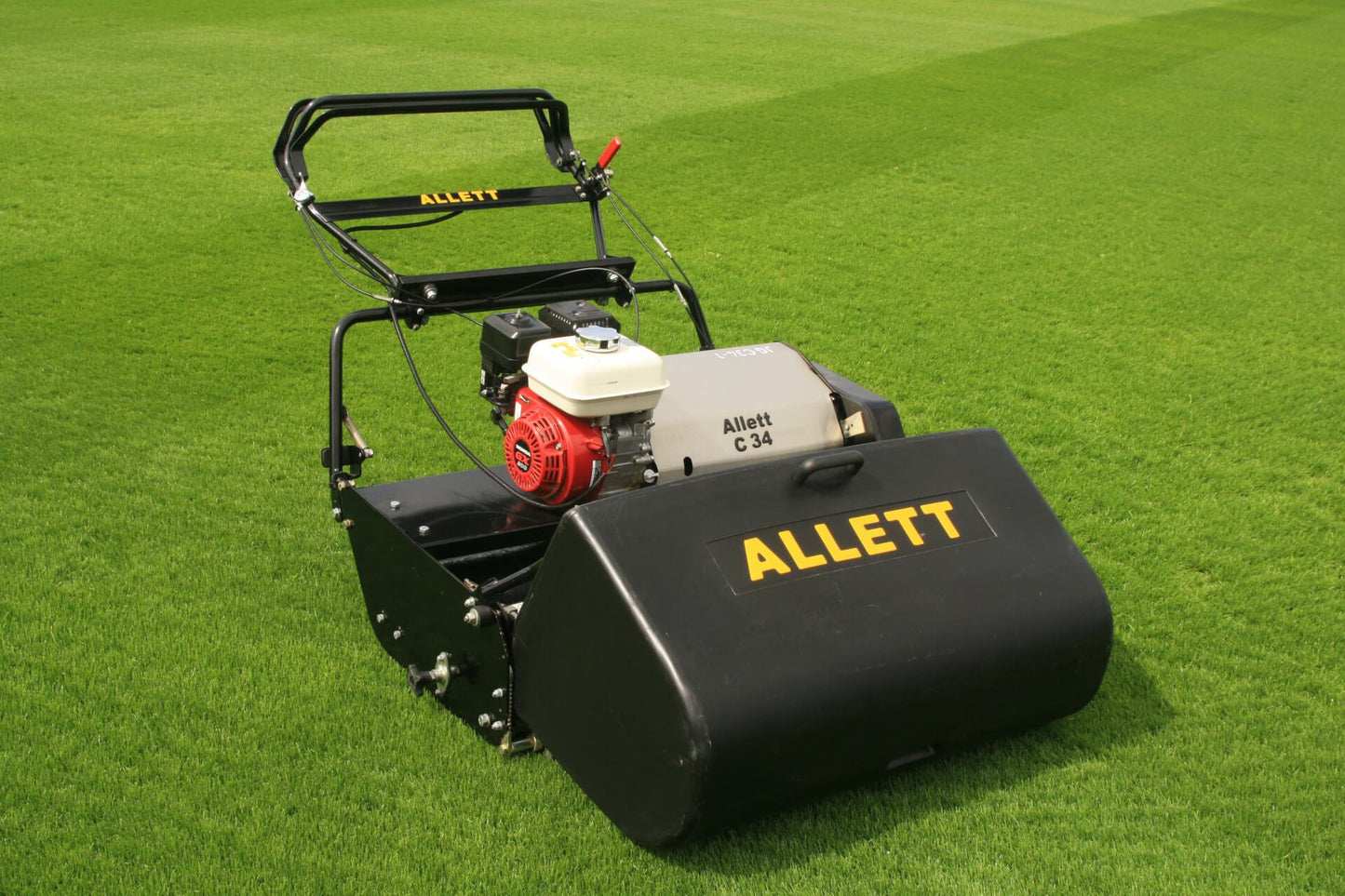 Allett C34 Cylinder Mower (Power-unit with Grassbox)