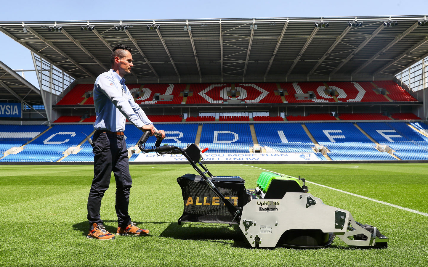 Allett Uplift 86 Evolution Stadium Rotary Mower