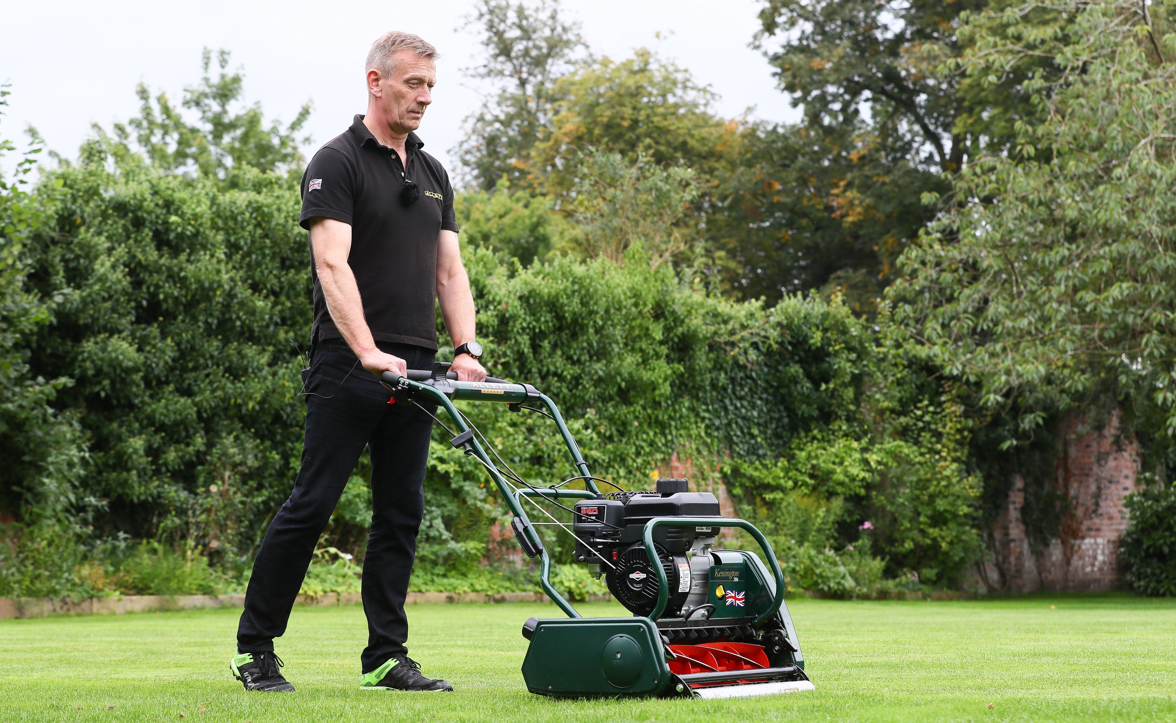 Allett Kensington 20H Petrol Cylinder Mower – ALLETT Australia