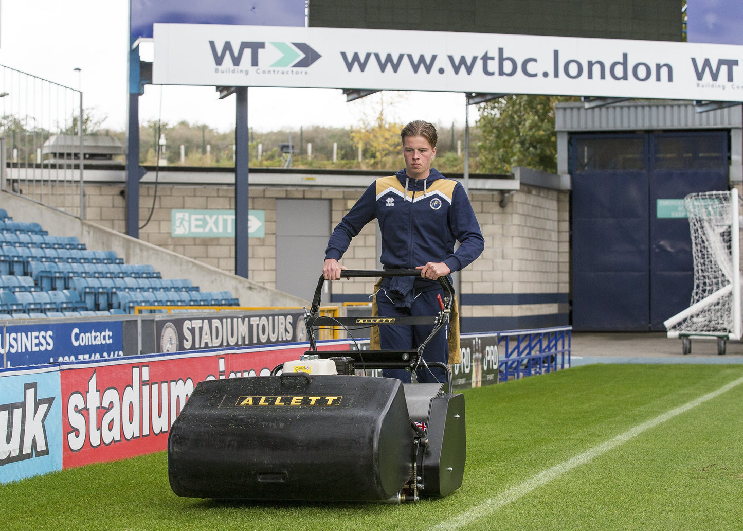 Allett C34 Cylinder Mower (Power-unit with Grassbox)