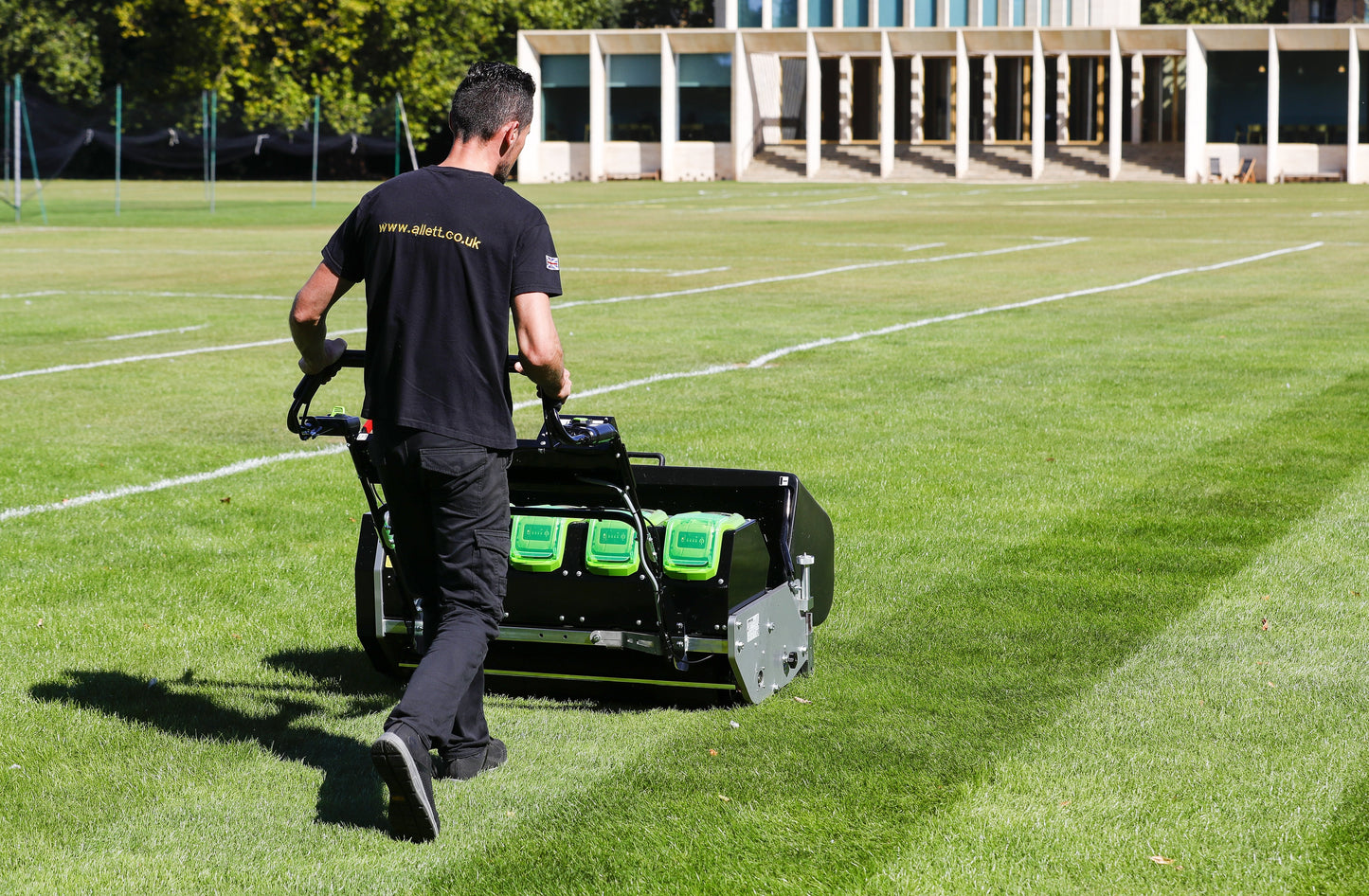 Allett C34 Evolution Cylinder Mower (Power-unit with Grassbox)