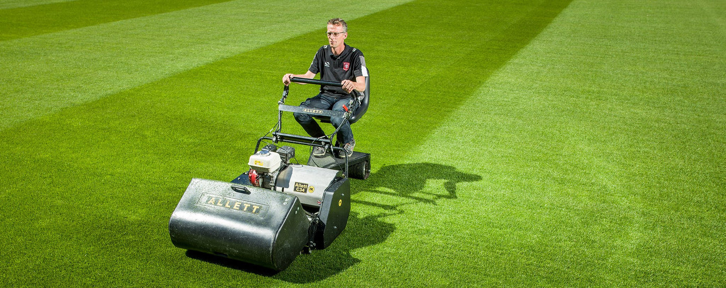 Allett C34 Cylinder Mower (Power-unit with Grassbox)